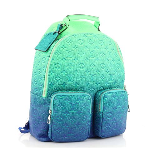 blue monogram louis vuitton backpack|Louis Vuitton backpack laptop.